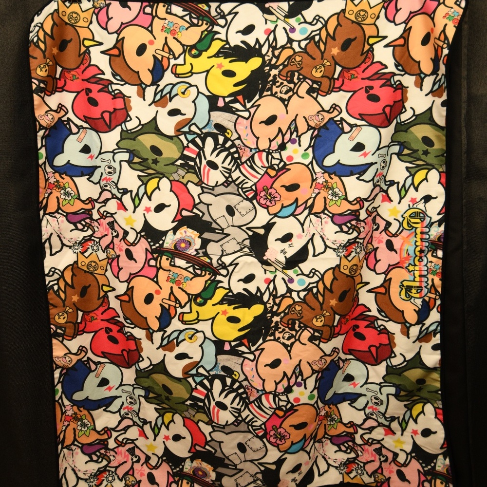 Tokidoki Unicorno Throw Blanket. 50.5" x 42"